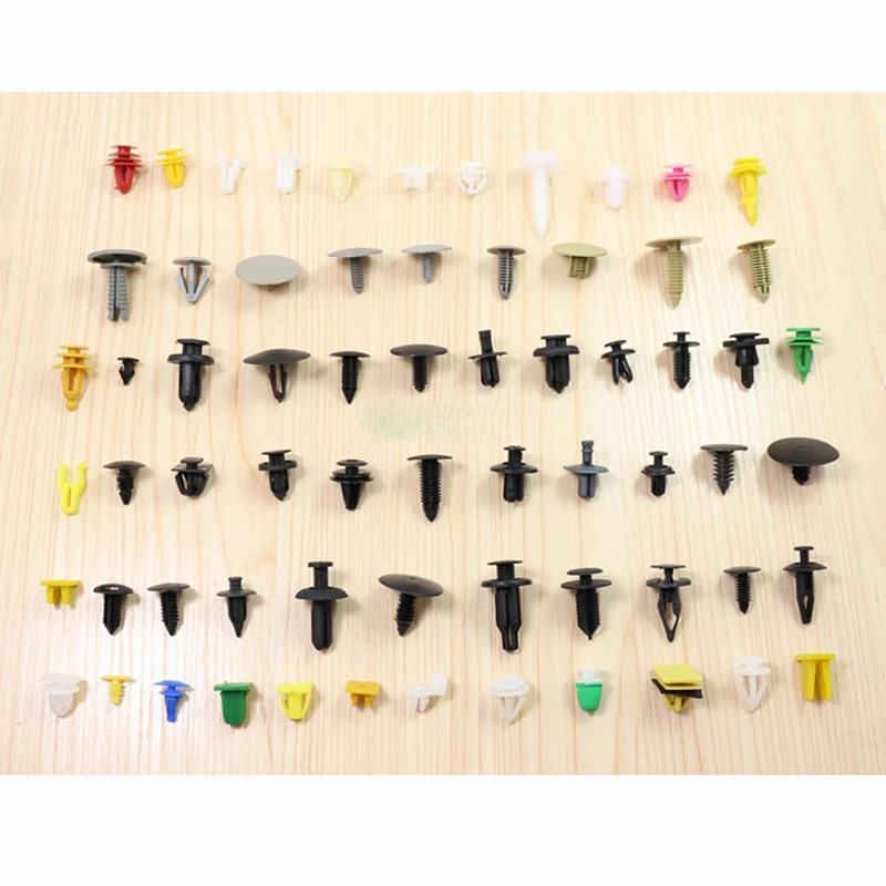 

500 x Universal Car Clips Auto Plastic Push Type Rivet Retainer Fastener Bumper Fender Clip For Door Fenders CD DVD Cover Roof