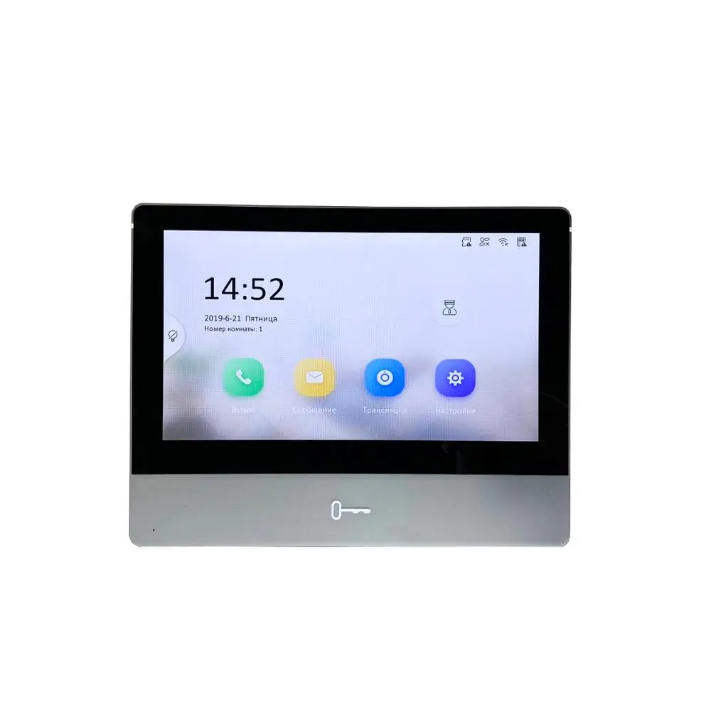 HIK оригинальная международная версия многоязычный DS-KH8350-WTE1 внутренний монитор, 802.3af POE, приложение Hik-подключение, WiFi, видеодомофон