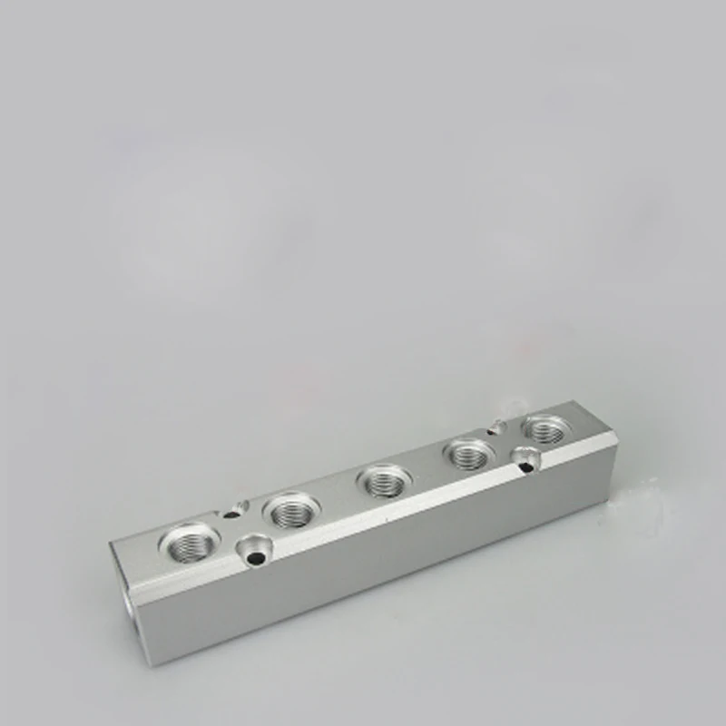 Пневматический многомоторный блок разветвитель G1/2 дюйма на выход 30x30 мм с 7