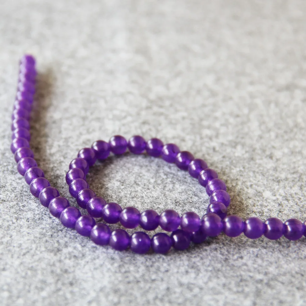 Модные новые бусины 6 мм из натуральной искусственной кожи круглые ручной работы