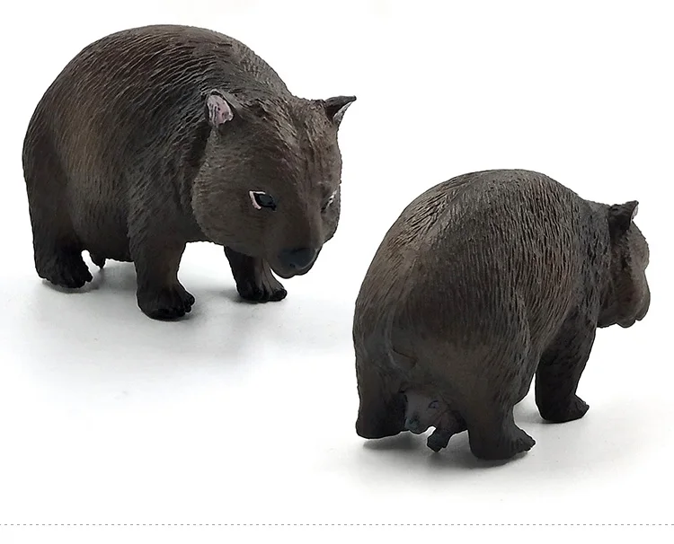 Имитация белки, слона, попугая, Wombat, фигурка животного, домашний декор, миниатюрное украшение для сада в виде Феи, аксессуары, фигурка