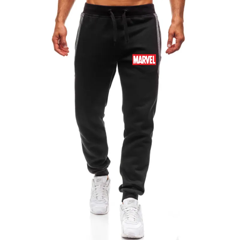 2019 мужские однотонные тренировочные штаны для спортзала спортивные