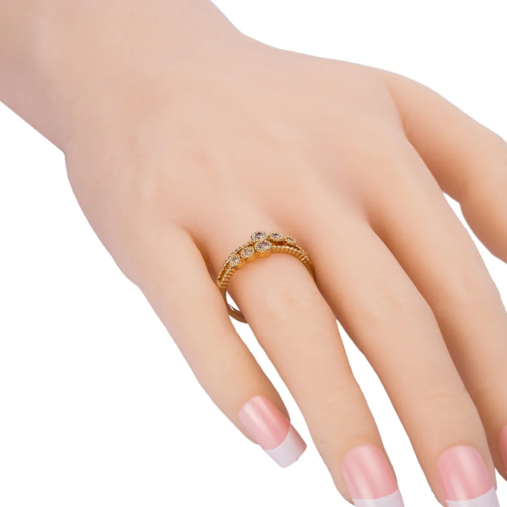 Высокое качество модный микро инкрустированный крест кольца для женщин