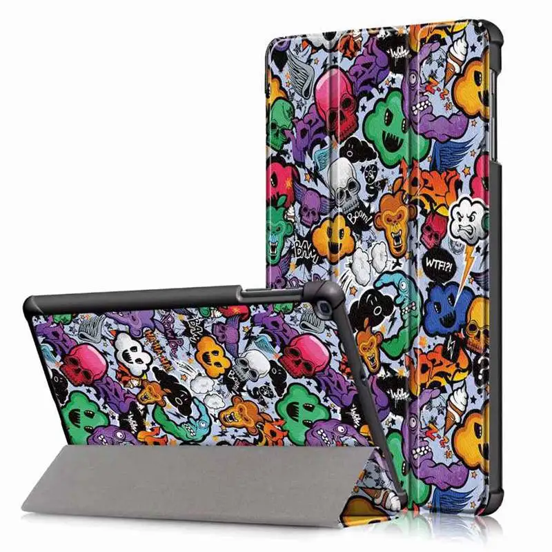 BBY Magent тонкий PU чехол для samsung Galaxy Tab A SM-T515 T510 Funda чехол для планшета для samsung Tab A 10,1 T510 чехол - Цвет: BBY