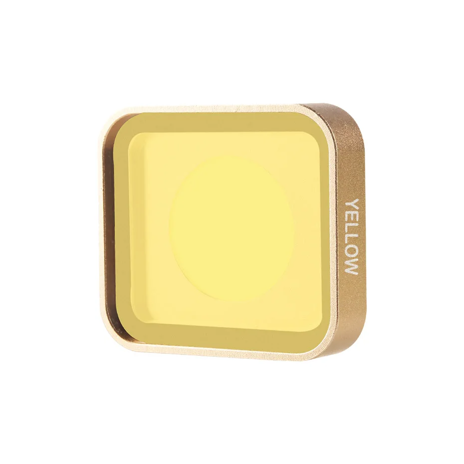 YELLOW Go Pro Hero 7 Black аксессуары для экшн-камеры UV CPL ND 4 8 16 32 набор фильтров для дайвинга красного, желтого и пурпурного цвета для GoPro Hero7 Black Lens - Цвет: YELLOW