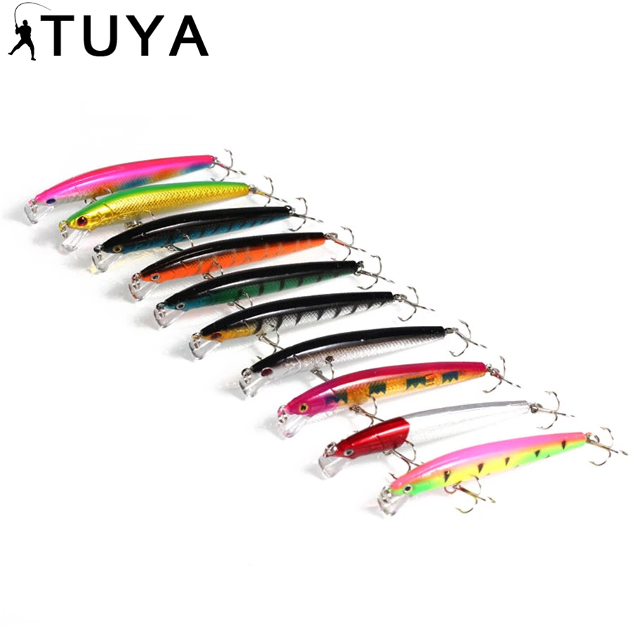 TUYA 10 шт./компл. 8 5g 9 5 см Джеркбейт рыболовные приманки Wobblers искусственная приманка