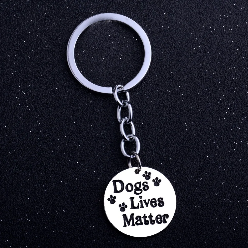 Брелок ювелирный с принтом собак живых лап | Украшения и аксессуары