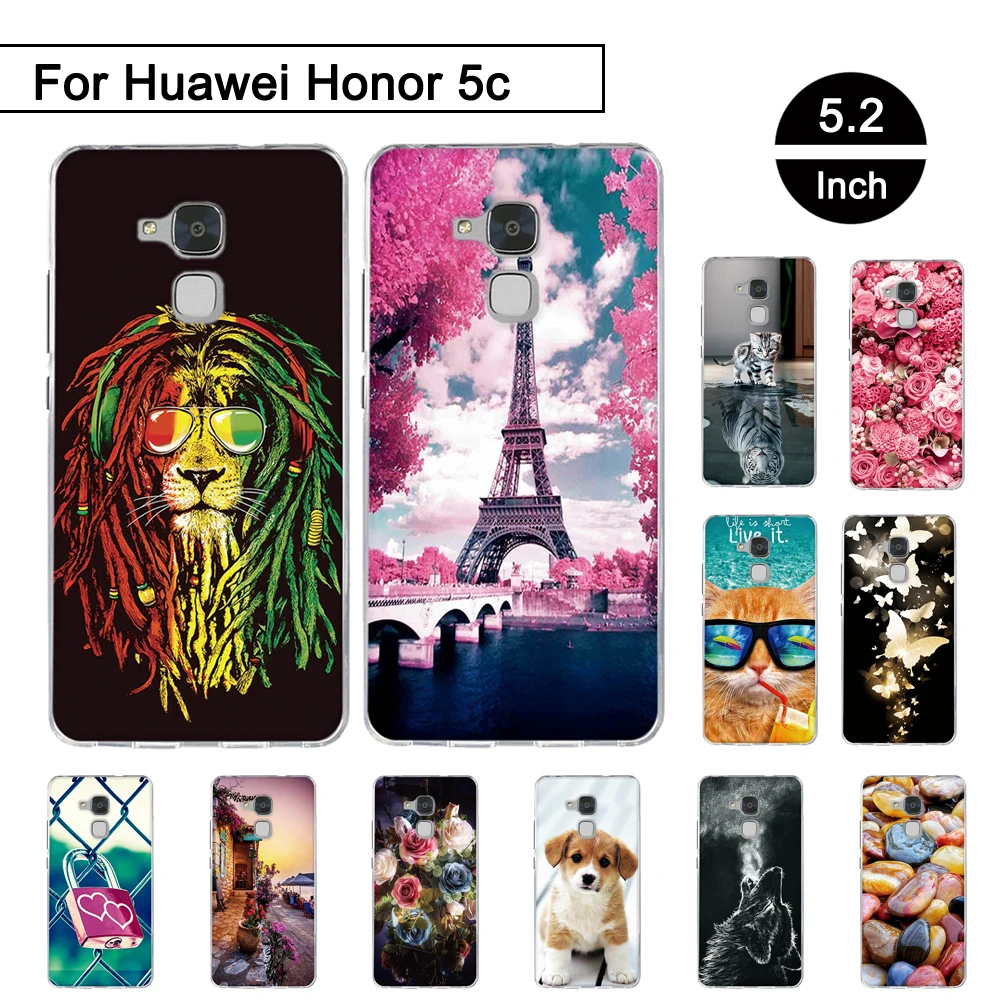 Чехол из ТПУ для Huawei Honor 5C / 7 Lite GT3 5 2 &quot мягкий силиконовый чехол задней панели