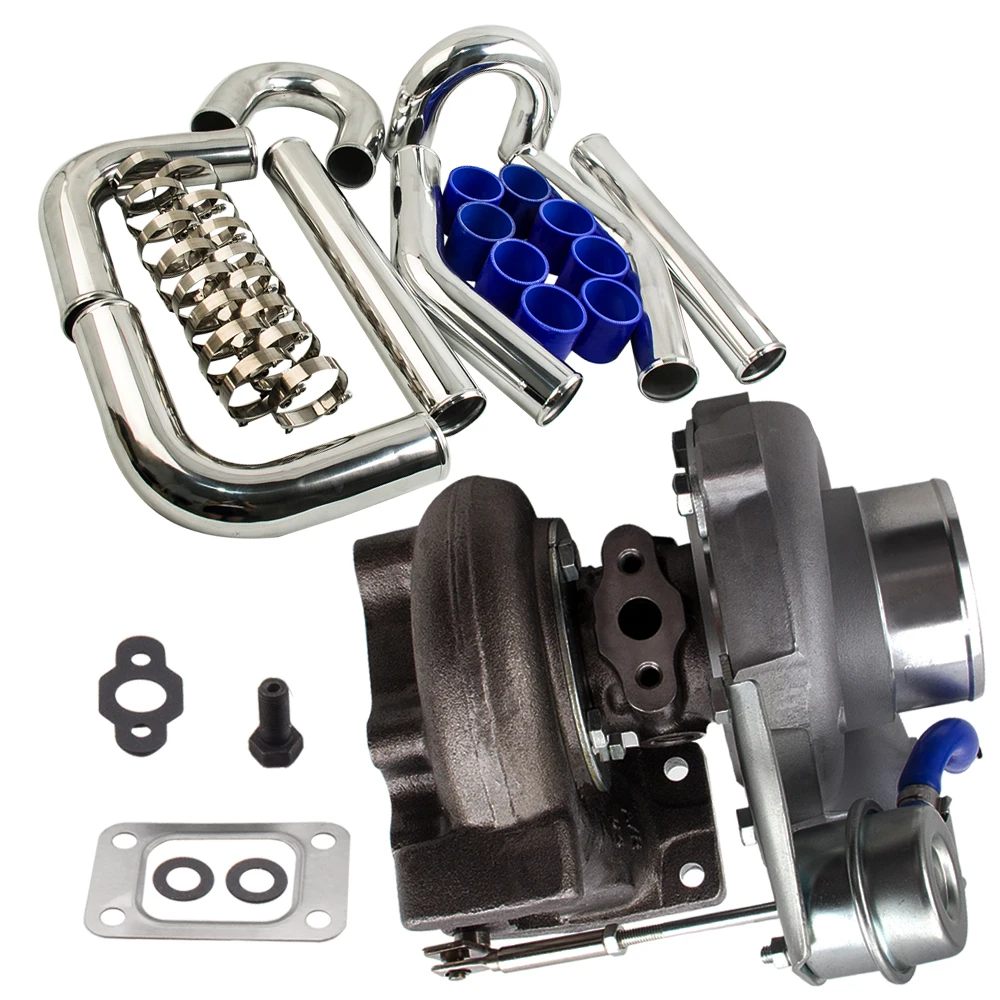 T2 T25 T28 Турбокомпрессор Для Nissan 200SX 180SX S13 S14 SR20 CA18DET холодная вода + 3-дюймовый