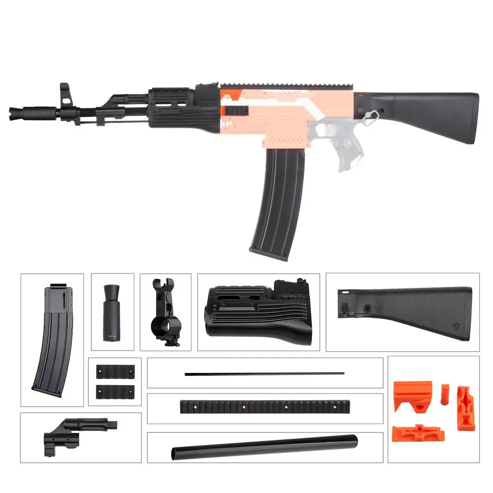 Мод F10555 AK47 имитация комплект 3D печать высокопрочный пластиковый комбо для Stryfe модифицировать игрушки для Nerf части игрушки аксессуар подарок