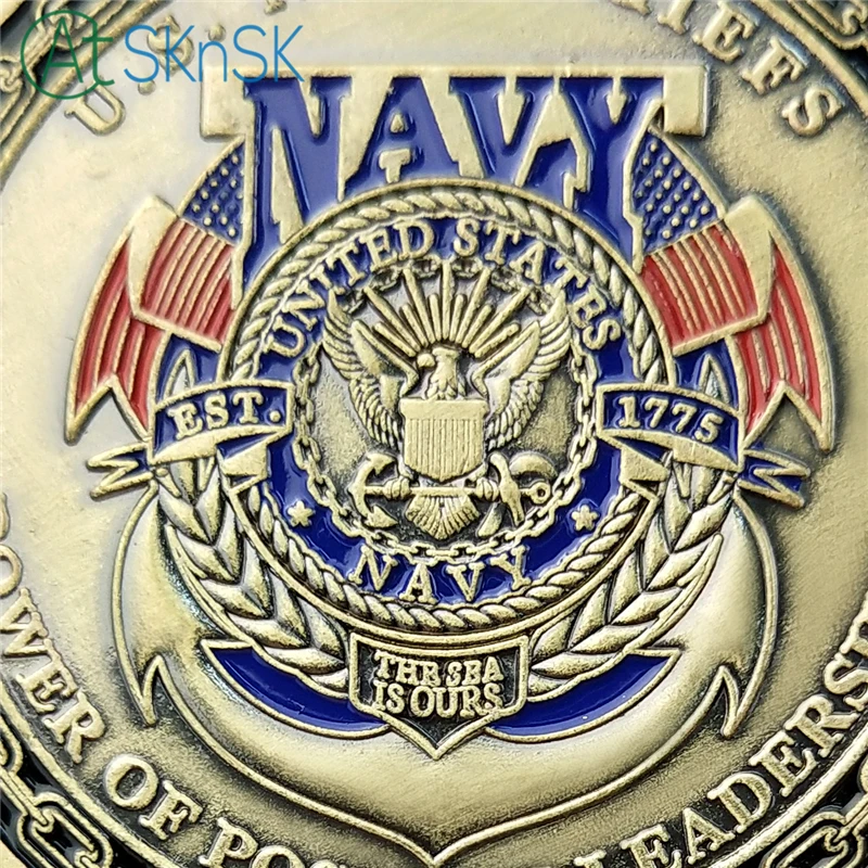 Монеты США ВМС вожды силы положительного руководства Американский Орл вызов