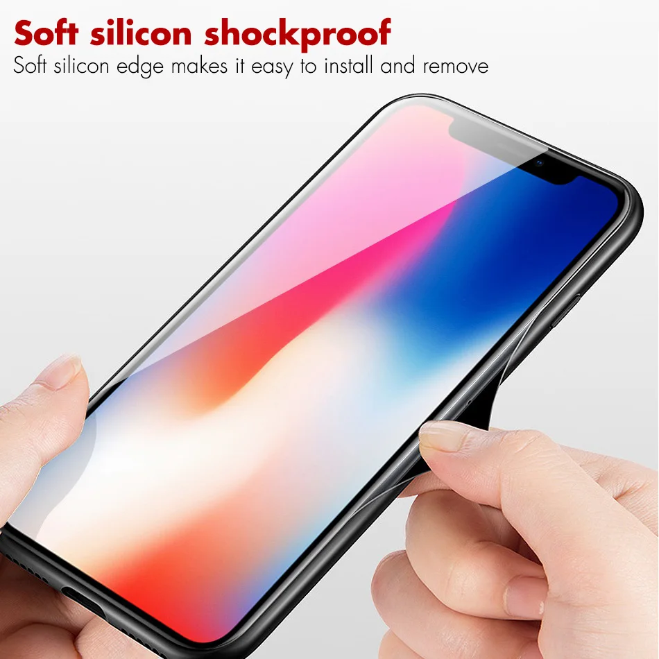 Красочный Тигр эстетический узор закаленное силиконовый чехол для телефона Xiaomi