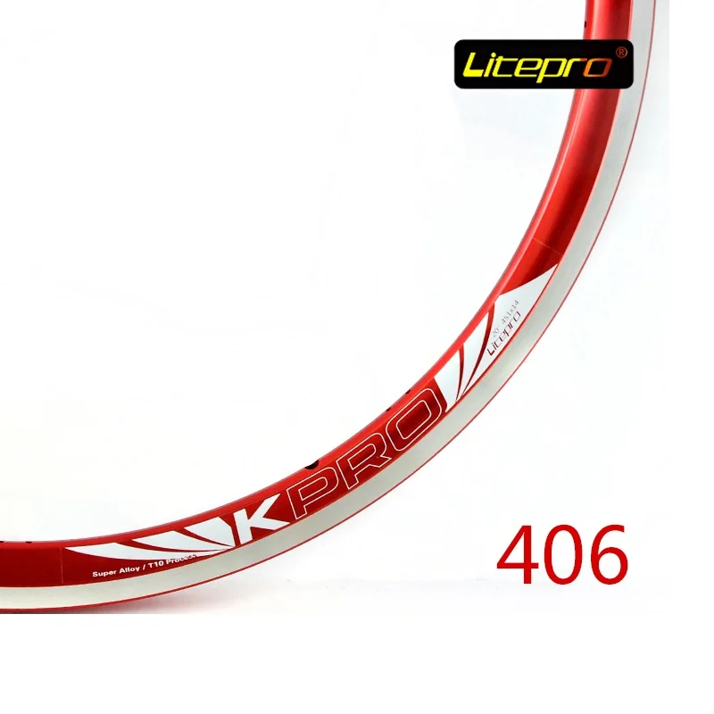 Велосипедные диски 20 дюймов 406 Kpro 16H 20H 24H 28H 32H обод колеса с двойной палубой из
