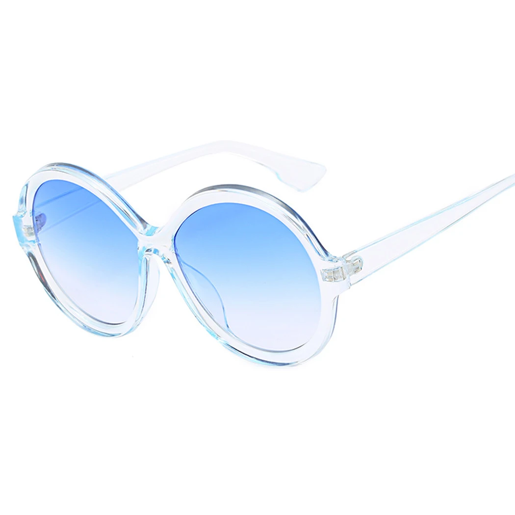 Женские увеличенные Круглые Солнцезащитные очки винтажная брендовая