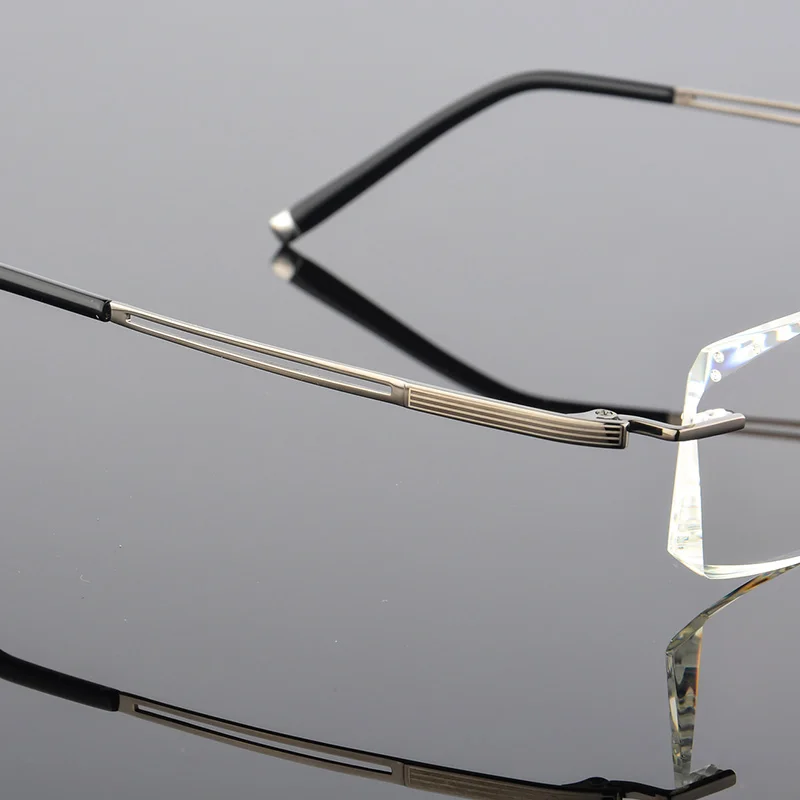 Очки QJ титановые без оправы для мужчин и женщин роскошные дизайнерские с