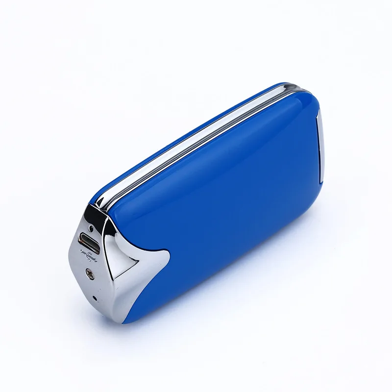 Новинка, пальчиковая перезаряжаемая USB Зажигалка, двойная импульсно-дуговая зажигалка, беспламенный двойной огонь крест, электронные зажигалки для сигарет