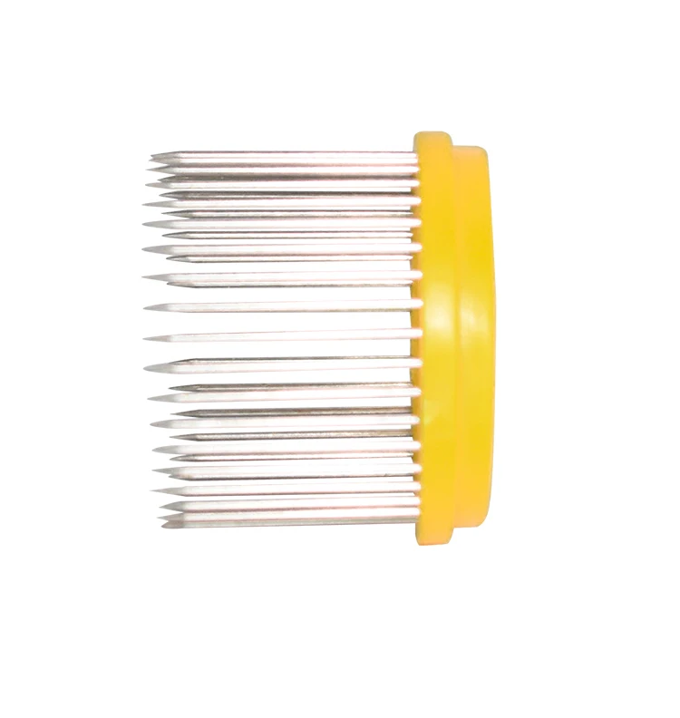 Бренд 2 шт. желтая нержавеющая сталь и пластмасса королева клетка пчеловодство инструмент подходит для пчелиной клетки сталь ловли Ловца оборудование