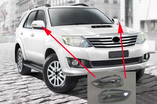 Декоративное боковое зеркало хромированный АБС-пластик для toyota Аксессуары fortuner