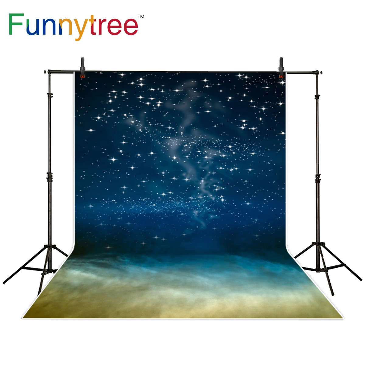 Funnytree фон для фотосъемки новорожденных с синий душа ребенка мальчик Сказка