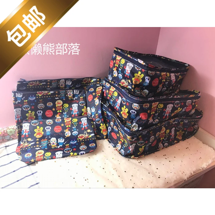 IVYYE 6 комплектов Anpanman модные аниме сумки для хранения дорожная сумка тоут