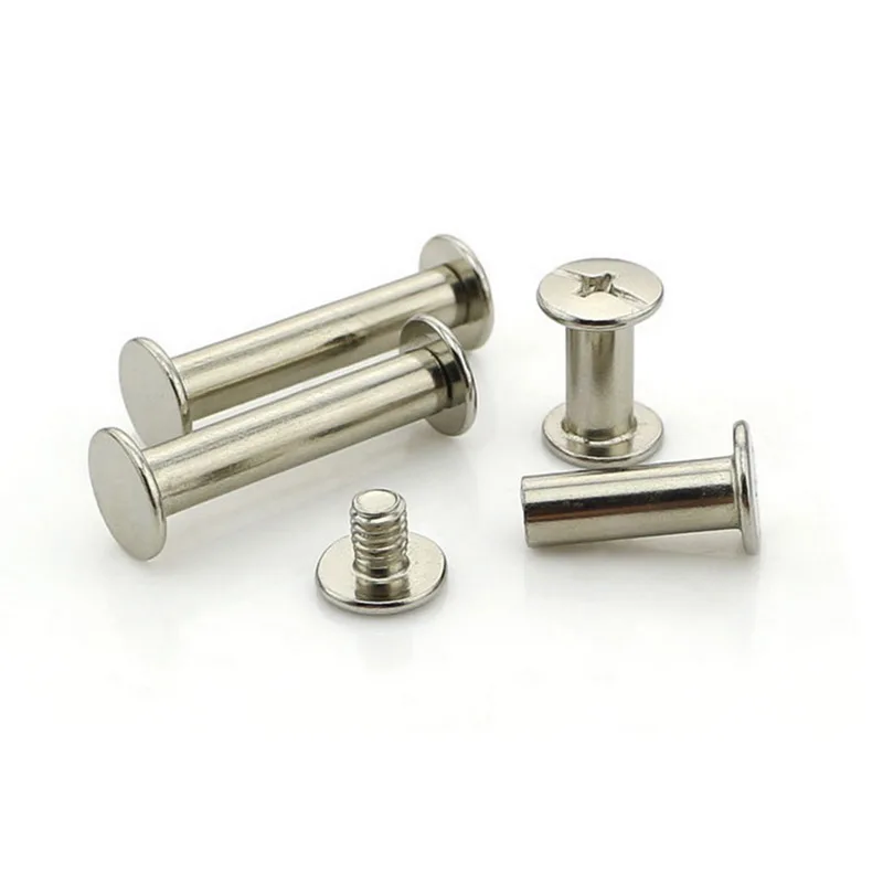 Hoomall 1 Набор заклепок гвоздей с заклепками для альбома винты записей M5 6 100 мм