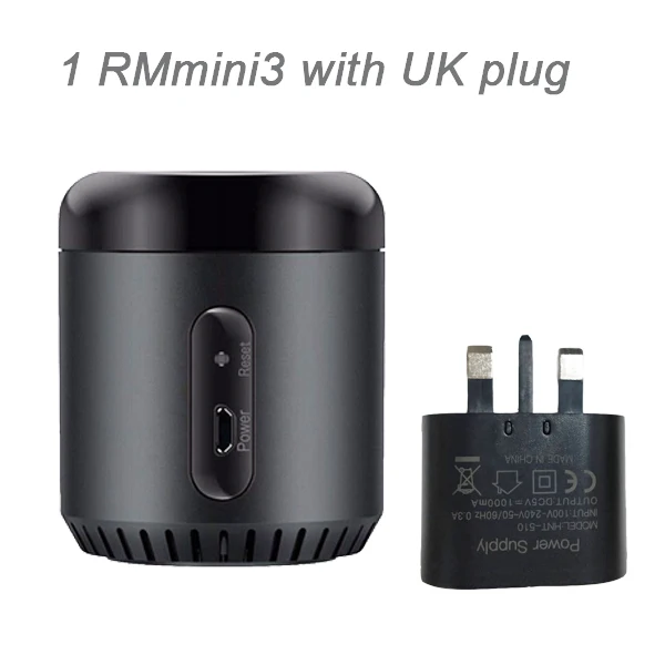RM Mini 3 UK plug Broadlink 3 RM Mini3 Универсальный wifi ИК интеллектуальный пульт дистанционного управления автоматический переключатель совместим с Alexa Google Home умный дом - Комплект: RM Mini 3 UK plug