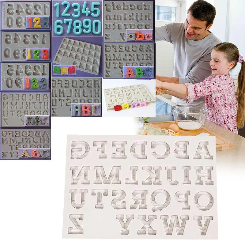для торта силиконовые формы выпечки Силиконовые количество букв алфавита торт