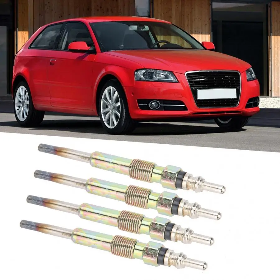 4 шт./компл. дизельный Обогреватель свечи зажигания подходит для Audi A3 A4 1,9 TDI 2,0 TDI автомобильные аксессуары