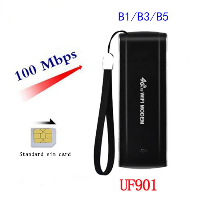 UF901 4G Wifi модем USB 3g 4G Роутер разблокированная широкополосная палка Дата карта сетевая точка доступа Wi-Fi ключ беспроводной модем со слотом для sim-карты - Цвет: UF901