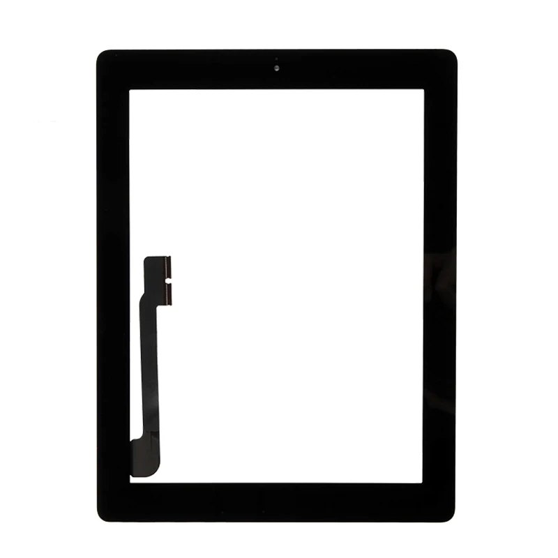 1 шт. для iPad 4 A1458 A1459 A1460 сенсорный экран с кнопкой Home для iPad 4 Переднее стекло дисплей Сенсорная панель Замена