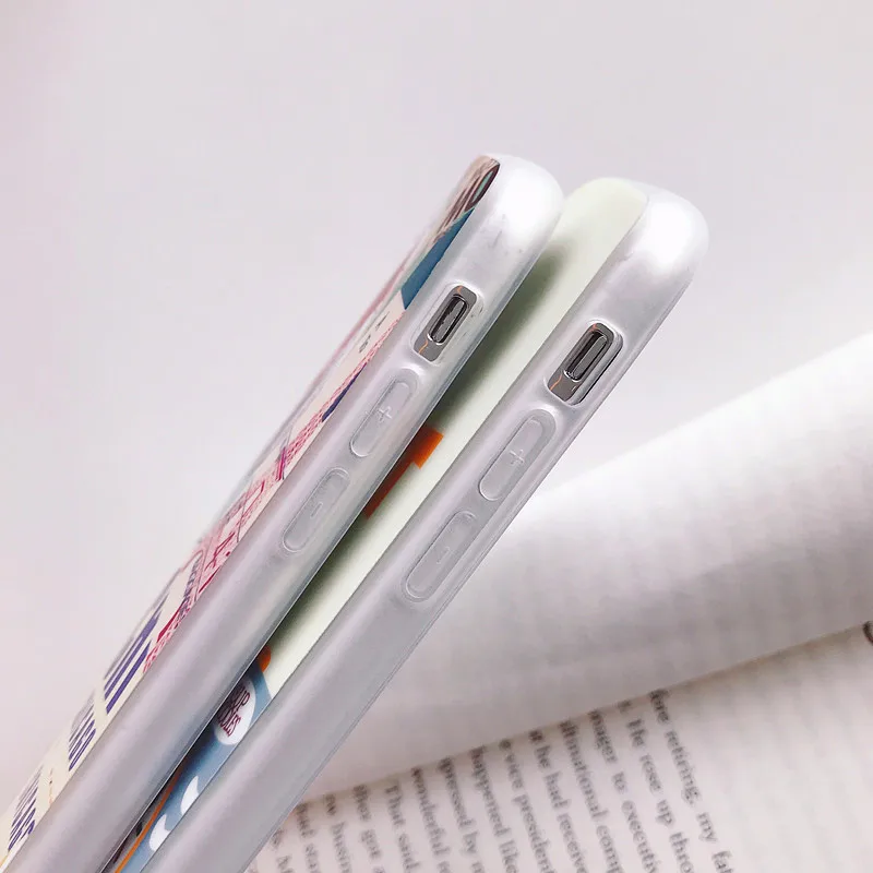 amusing stamp food rhombus phone Cases For iphone XS Max X XR soft IMD airplane Case for 6 7 8 plus back cover |