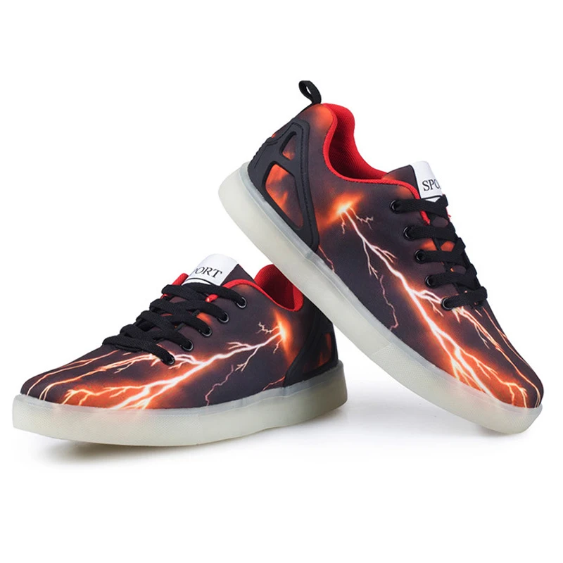 2016 светящаяся обувь со светодиодной подсветкой Повседневная модная