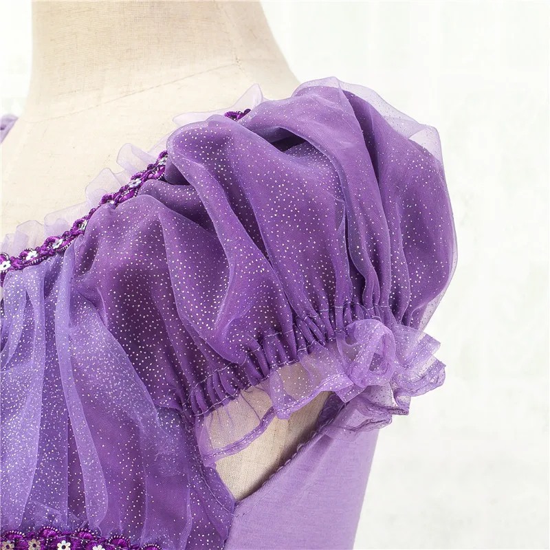 2018 Girls Summer Dresses Princess Sofia Cosplay Costume Children Christmas Kids Birthday Party Purple Fantasy Clothes | Детская одежда