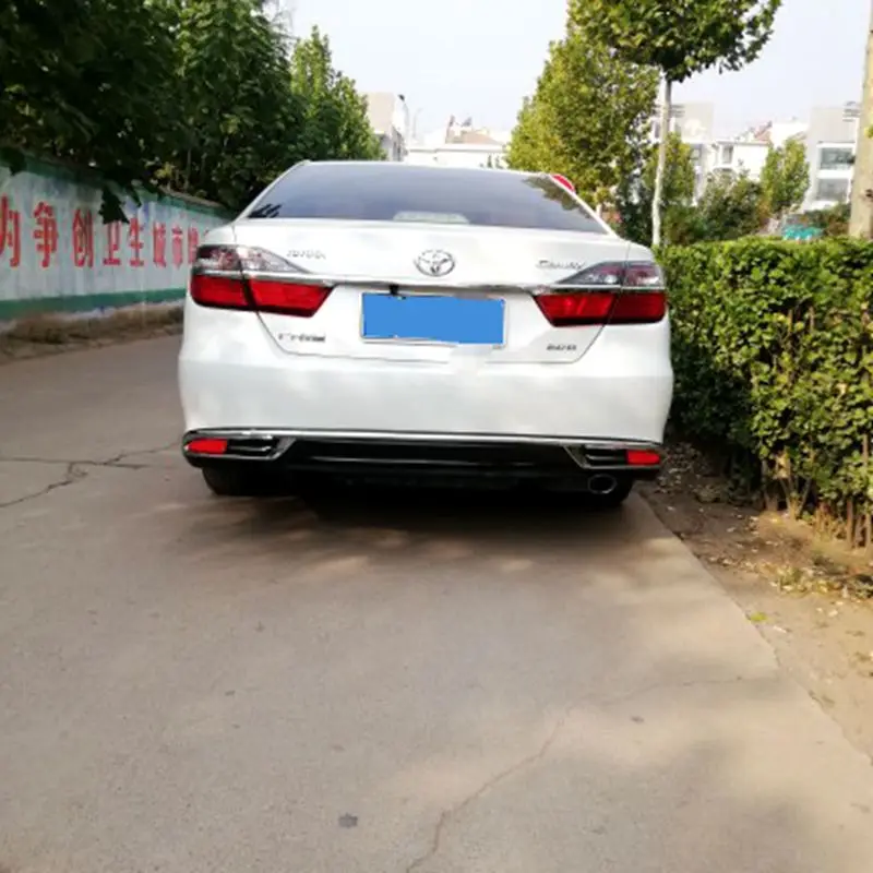 Автомобильный задний бампер протектор для Toyota Camry 2013 задние бамперы рассеиватель для губ декоративная противоскользящая накладка бампер крышка