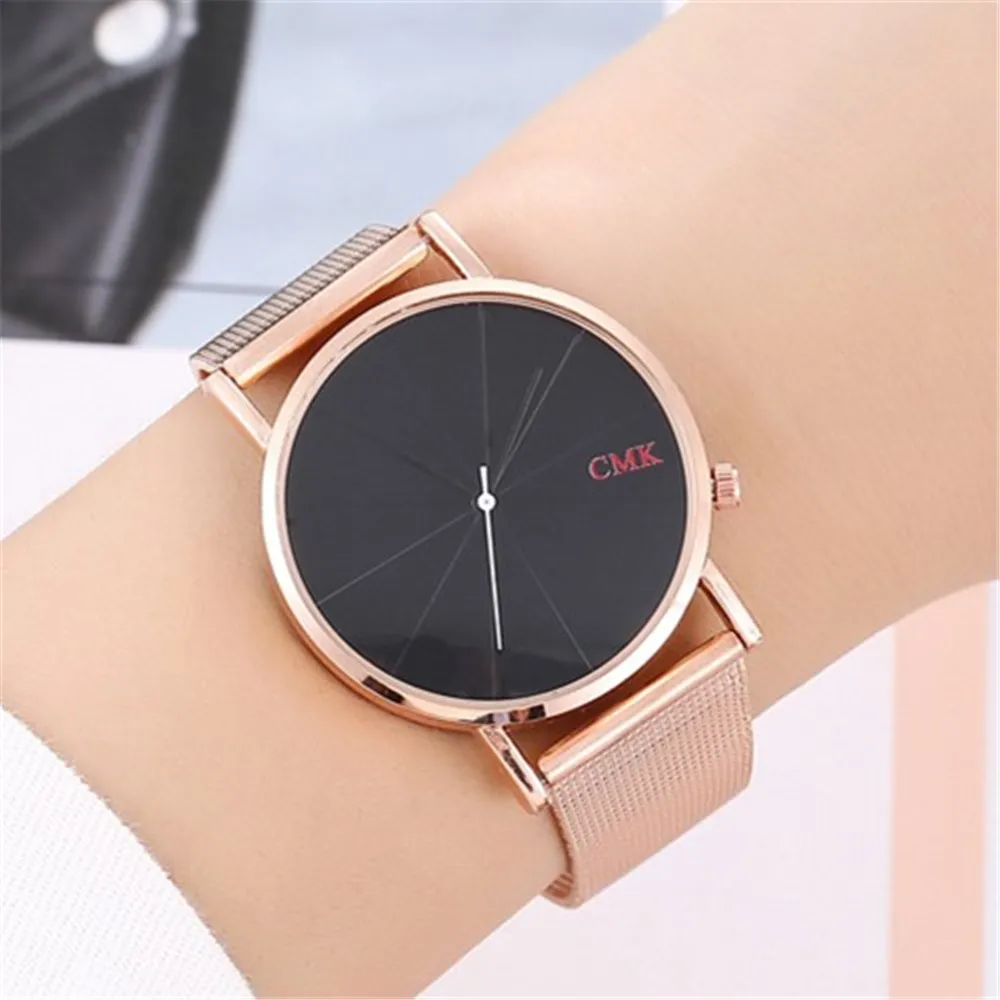 Женские кварцевые часы с сетчатым браслетом модные наручные из сплава 2021|Часы