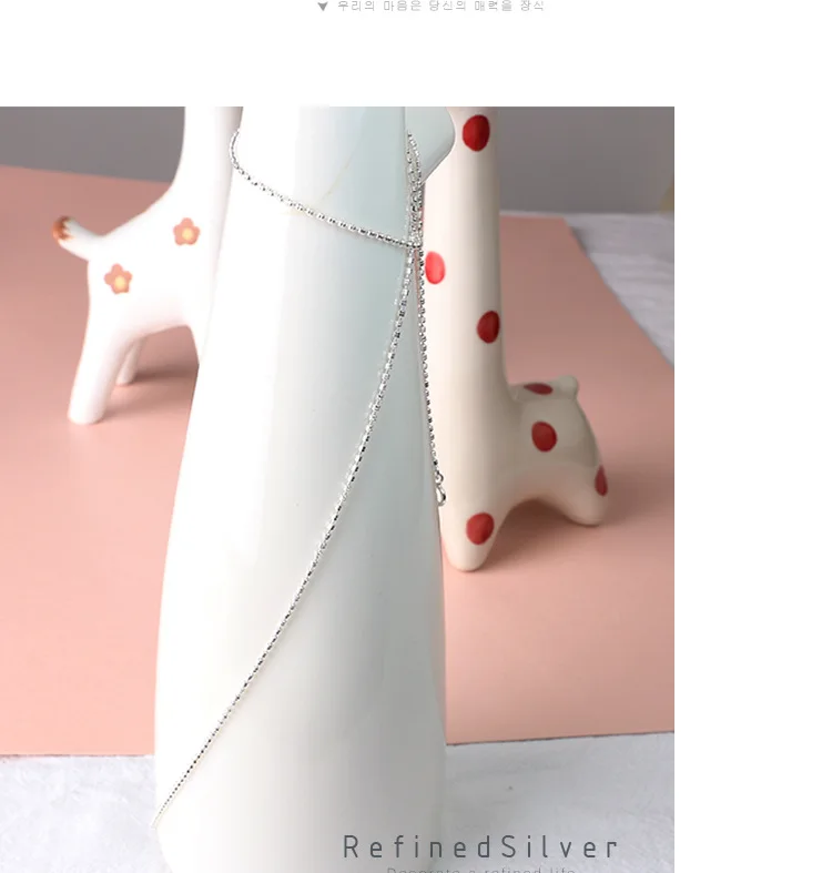 Колье argent цепочка из серебра 925 безшейный женский Чокер-колье collares dame аксессуары bijoux femme para lot ожерелья