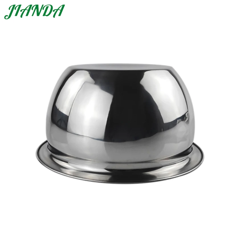 Кухня нержавеющая сталь ужин фруктовый салат миска с крышками хранения масла