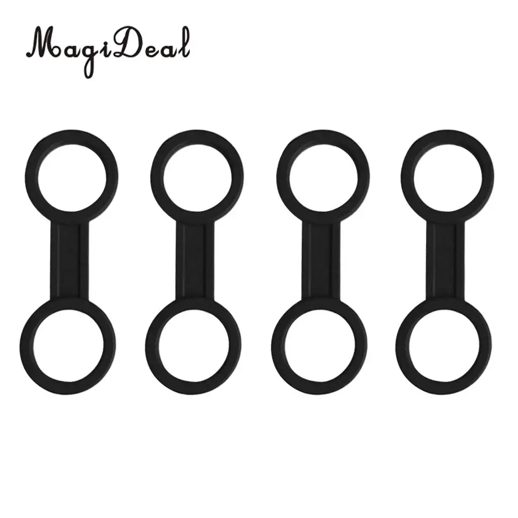 Функциональный 4 шт. силиконовый резиновый гибкий хранитель для водных видов