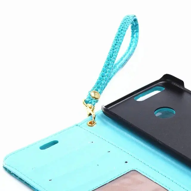 Для Huawei Honor 8 Case Принципиально Картины Крокодила Оболочки Бумажник Карты слот