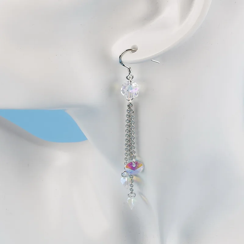 Корейский стиль 1 пара/лот серьги имитация жемчуга Циркон висячие модные