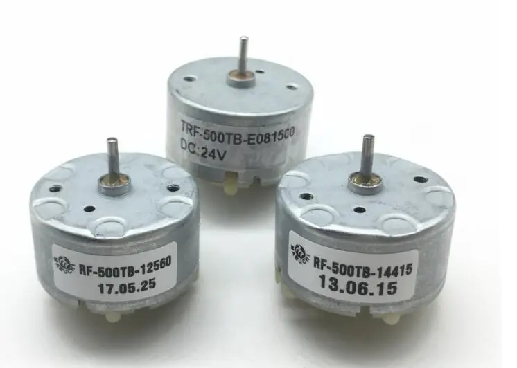 5 шт. RF-500TB-12560 RF-500TB-14415 двигатель с постоянным магнитом высокоскоростной двигатель 3 В/6 в/12 В вращающийся светильник сигнализации