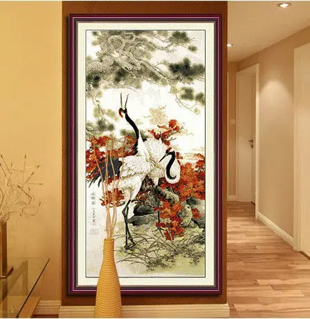 Посылка завода магазин Высокое качество вышивки крестиком наборы кран высшего