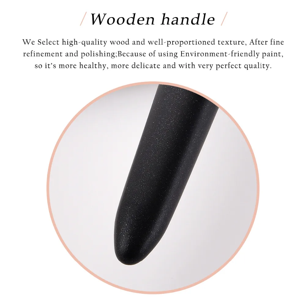 Профессиональная 1 шт. круглая Угловая Кисть для макияжа большая кисть румян из