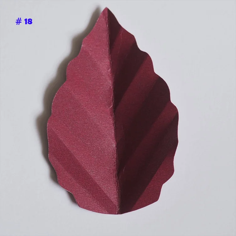 No 18 Искусственные цветы оставьте Fleurs Artificielles фон матч листья гигантские бумажные листья Свадебная вечеринка Декор Baby Shower детская - Цвет: No 18