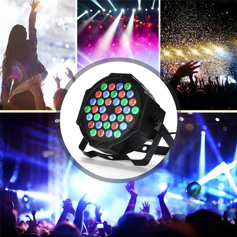 

4pcs/lot Par Lights 36 LED Remote and DMX Control Stage Party Lights Sound Activated Decoration Light SHOW RGB Disco Light DMX