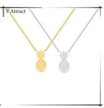 V привлечь animali Jewelry Нержавеющая сталь милые бабочки Ожерелья для мужчин кулон цвета: золотистый, Серебристый цепи ожерелье Chocker для Для женщин
