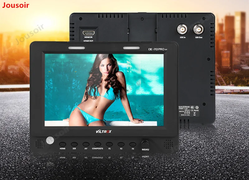 DC 70PRO 4K 7 ''камера видео монитор дисплей IPS HD SDI/HDMI/AV 1920x1200 пикселей для Canon Nikon Sony