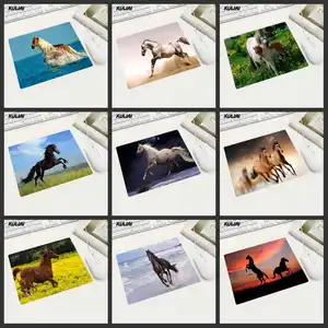 Популярный коврик для мыши XGZ с изображением лошади, резиновый нескользящий коврик для мыши 22 х1, 8, для дома, офиса, ноутбука, игровой коврик для мыши, коврик для мелких животных, резиновый