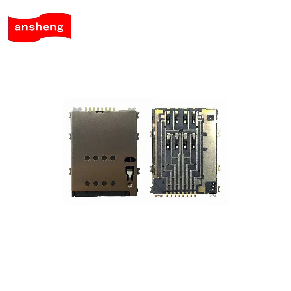 5 шт./лот считыватель слотов для SIM-карт замена порта Samsung W999 S5750E P7500 I8530 P6800 S5250 P7100