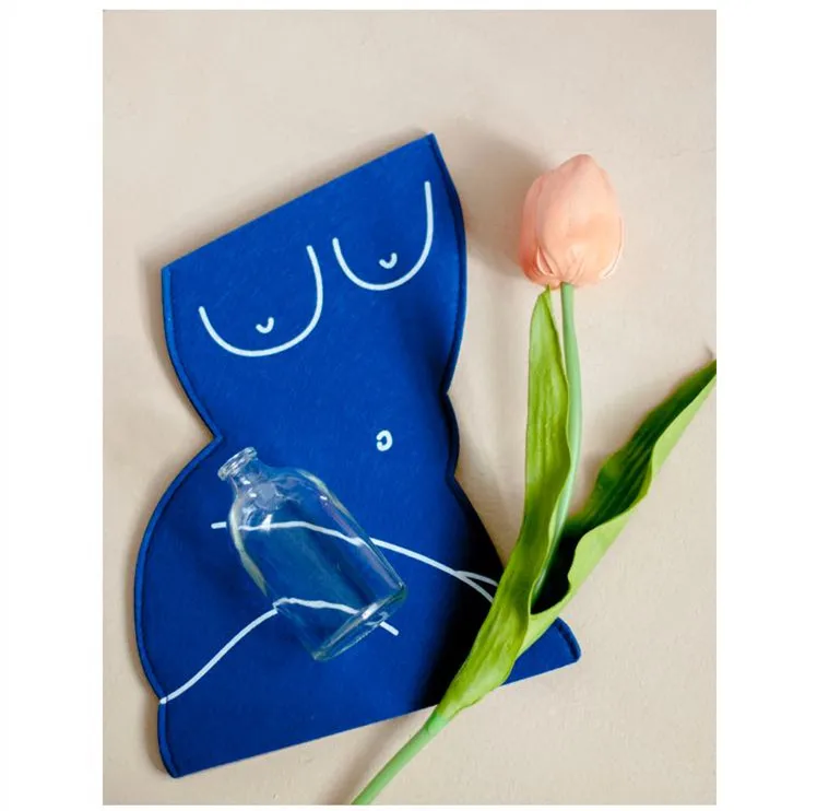 Оригинальный дизайн Instagram Скандинавская войлочная ваза декор сушеные цветы